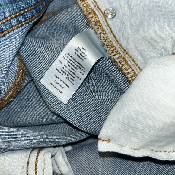 Talbots Stovepipe Jeans High Waist Straight Leg Crop plus size 20W - Picture 4 of 5